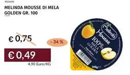 Prezzemolo e Vitale Melinda mousse di mela golden offerta