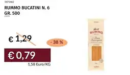 Prezzemolo e Vitale Rummo bucatini n. 6 offerta