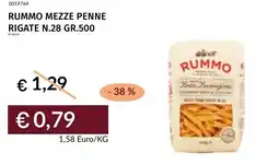 Prezzemolo e Vitale Rummo mezze penne rigate n.28 offerta