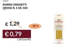 Prezzemolo e Vitale Rummo spaghetti grossi n. 5 offerta