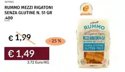 Prezzemolo e Vitale Rummo mezzi rigatoni senza glutine n. 51 offerta
