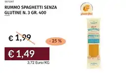 Prezzemolo e Vitale Rummo spaghetti senza glutine n. 3 offerta