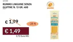 Prezzemolo e Vitale Rummo linguine senza glutine n. 13 offerta