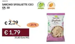 Prezzemolo e Vitale Sarchio sfogliette ceci offerta
