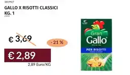 Prezzemolo e Vitale Gallo x risotti classici offerta