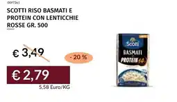 Prezzemolo e Vitale Scotti riso basmati e protein con lenticchie rosse offerta