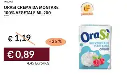 Prezzemolo e Vitale Orasi crema da montare 100% vegetale offerta