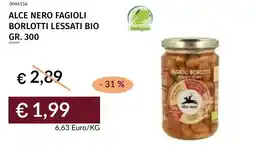Prezzemolo e Vitale Alce nero fagioli borlotti lessati bio offerta