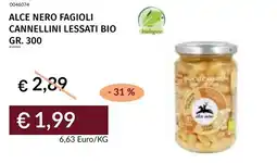 Prezzemolo e Vitale Alce nero fagioli cannellini lessati bio offerta