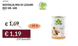 Prezzemolo e Vitale Bioitalia mix di legumi bio offerta