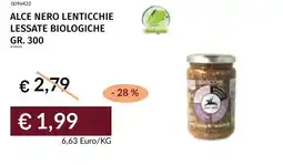 Prezzemolo e Vitale Alce nero lenticchie lessate biologiche offerta