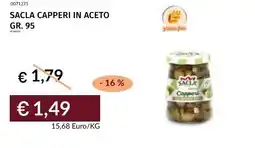 Prezzemolo e Vitale Sacla capperi in aceto offerta
