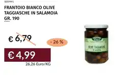Prezzemolo e Vitale Frantoio bianco olive taggiasche in salamoia offerta