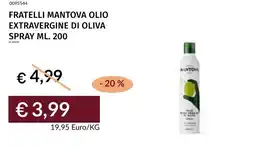 Prezzemolo e Vitale Fratelli mantova olio extravergine di oliva spray offerta