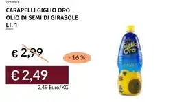 Prezzemolo e Vitale Carapelli giglio oro olio di semi di girasole offerta