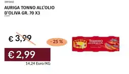 Prezzemolo e Vitale Auriga tonno all'olio d'oliva offerta