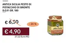 Prezzemolo e Vitale Antica sicilia pesto di pistacchio di bronte d.o.p. offerta