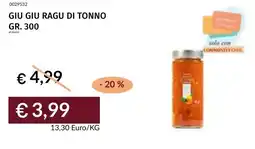 Prezzemolo e Vitale Giu giu ragu di tonno offerta