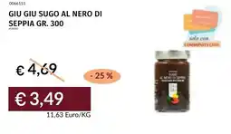 Prezzemolo e Vitale Giu giu sugo al nero di seppia offerta