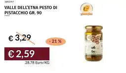 Prezzemolo e Vitale Valle dell'etna pesto di pistacchio offerta