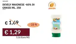 Prezzemolo e Vitale Devely maionese -60% di grassi offerta