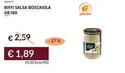 Prezzemolo e Vitale Biffi salsa boscaiola offerta