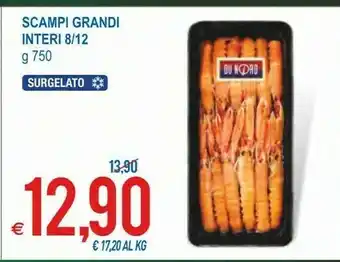 MD Discount Scampi grandi interi 750 g offerta