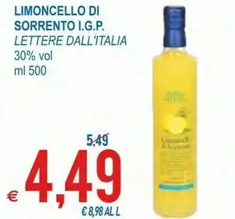 MD Discount Limoncello di sorrento igp offerta