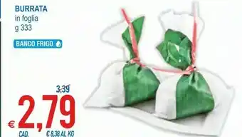 MD Discount Burrata in foglia 333 g offerta