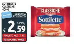 Deco Supermercati Sottilette classiche offerta