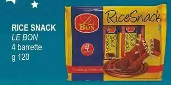 MD Discount Rice snack 4 barrette 120 g offerta