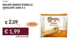 Prezzemolo e Vitale Mulino bianco piadelle sfogliate offerta