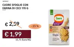 Prezzemolo e Vitale Cuore sfoglie con farina di ceci offerta