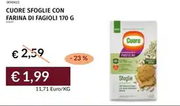 Prezzemolo e Vitale Cuore sfoglie con farina di fagioli offerta