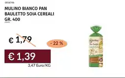 Prezzemolo e Vitale Mulino bianco pan bauletto soia cereali offerta