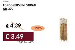 Prezzemolo e Vitale Fongo grissini stirati offerta