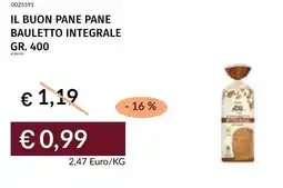 Prezzemolo e Vitale Il buon pane pane bauletto integrale offerta