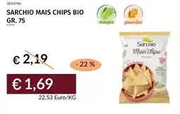 Prezzemolo e Vitale Sarchio mais chips bio offerta