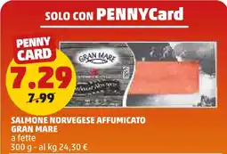 PENNY Salmone norvegese affumicato GRAN MARE a fette offerta