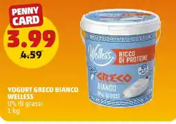 PENNY Yogurt greco bianco WELLESS offerta