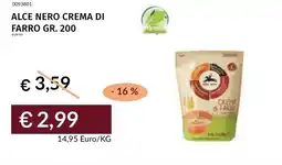 Prezzemolo e Vitale Alce nero crema di farro offerta