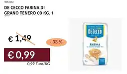 Prezzemolo e Vitale De cecco farina di grano tenero 00 offerta