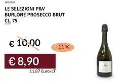 Prezzemolo e Vitale Le selezioni p&v burlone prosecco brut offerta