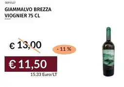 Prezzemolo e Vitale Giammalvo brezza viognier offerta