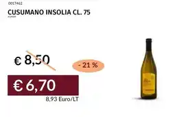 Prezzemolo e Vitale Cusumano insolia offerta