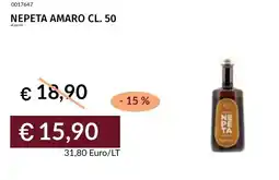 Prezzemolo e Vitale Nepeta amaro offerta
