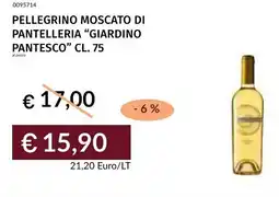 Prezzemolo e Vitale Pellegrino moscato di pantelleria "giardino pantesco" offerta