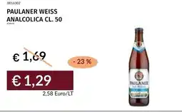 Prezzemolo e Vitale Paulaner weiss analcolica offerta