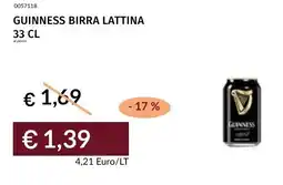 Prezzemolo e Vitale Guinness birra lattina offerta