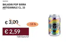 Prezzemolo e Vitale Baladin pop birra artigianale offerta